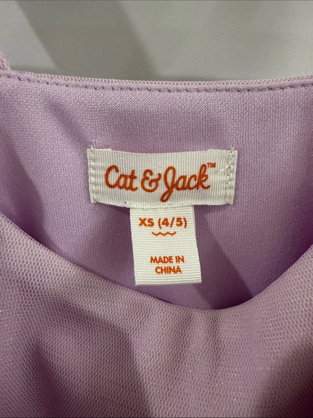 Cat & Jack Lavender Layered Tulle Party Dress